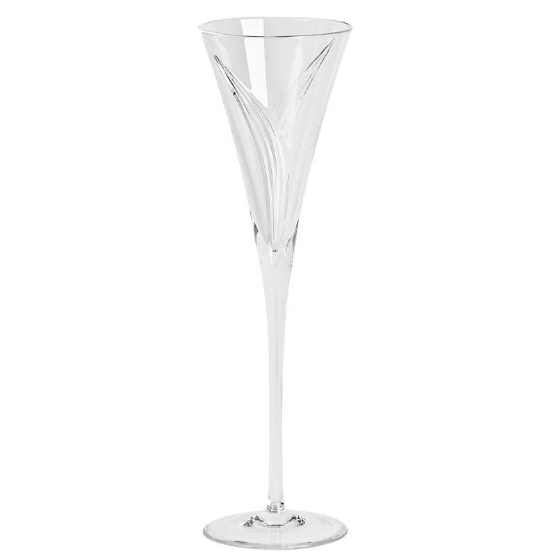 Pearl Champagne Flute Pair from Tipperary Crystal