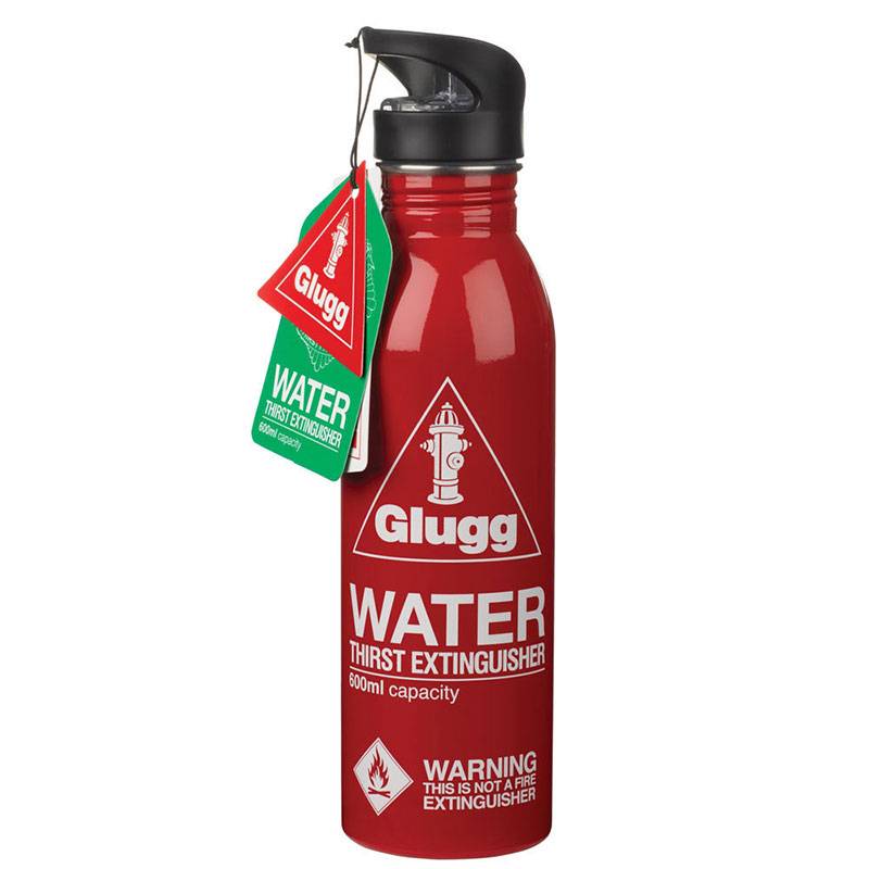 Red Thirst Extinguisher Water Bottle