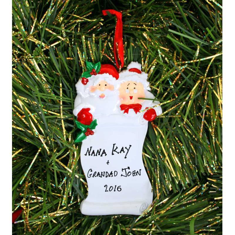 Personalised Christmas Ornament - Grandparents