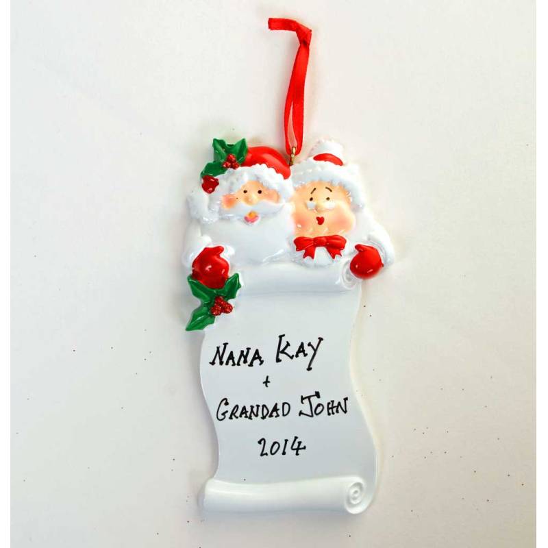 Personalised Christmas Ornament - Grandparents