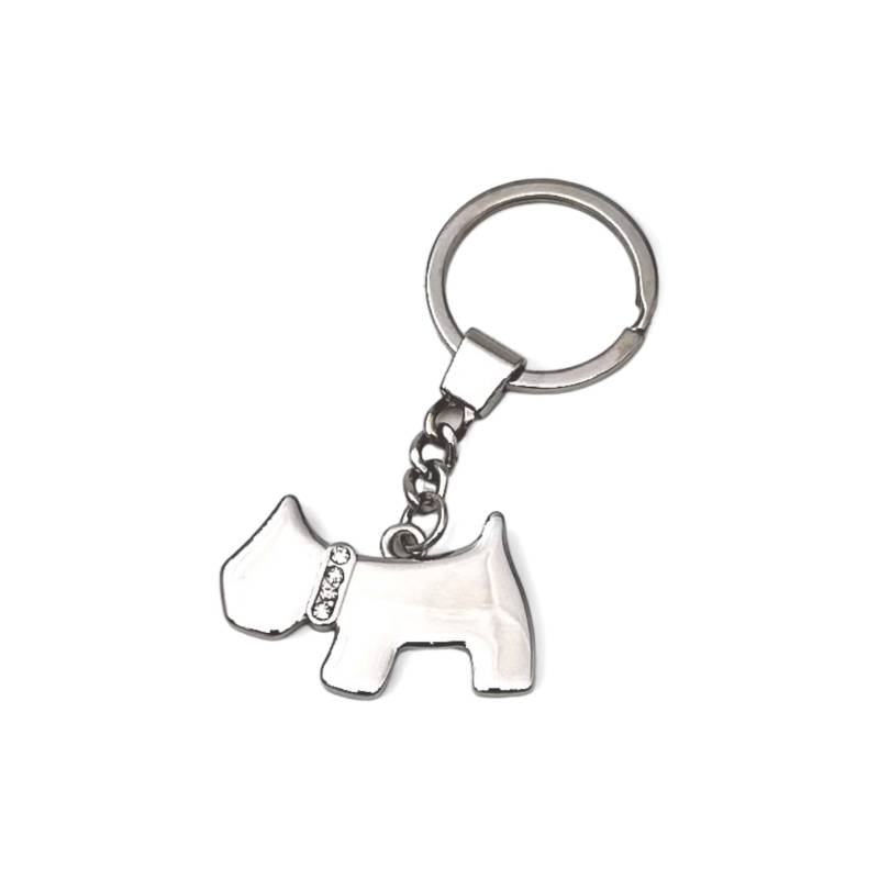 Silverplated Keyring - Engraved with your Dog's Name