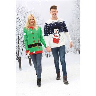 3D Christmas Jumper - Snowman