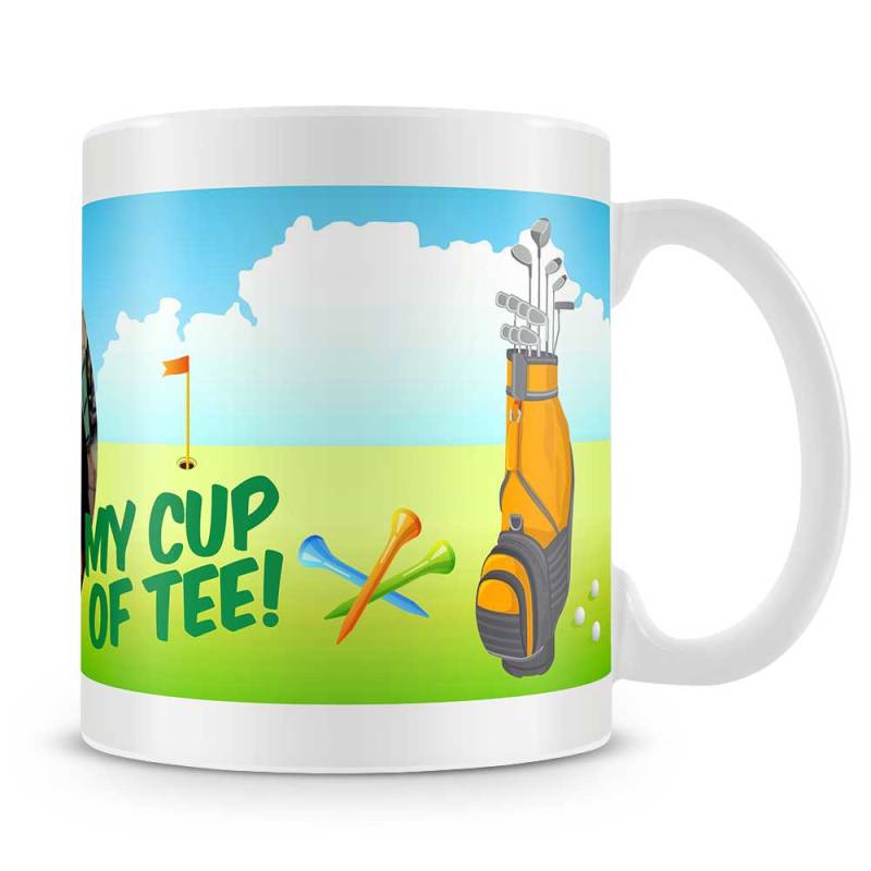 Golf My Cup of Tee Personalised Photo Mug