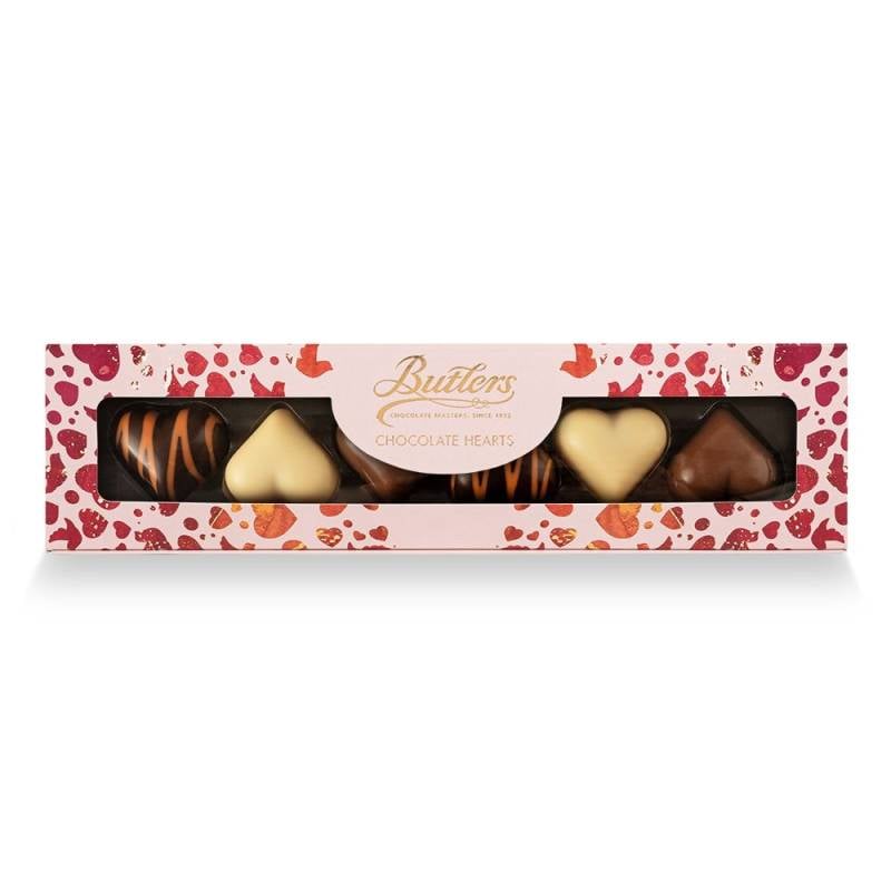 Butlers Heart Six Chocolate Heart Stick 75g