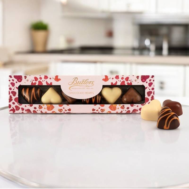 Butlers Heart Six Chocolate Heart Stick 75g