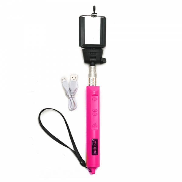 Bluetooth Black Selfie Stick with Zoom