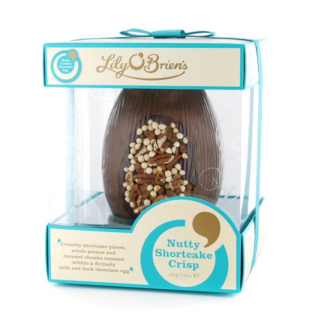 Nutty Shortcake Crispy Handcrafted Chocolate Egg 215g