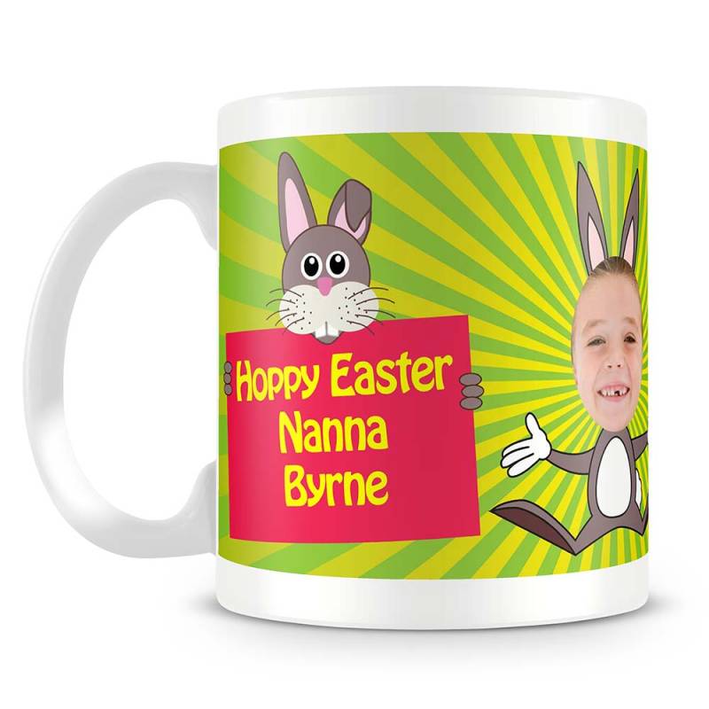 Hoppy Easter Personalised Photo Mug