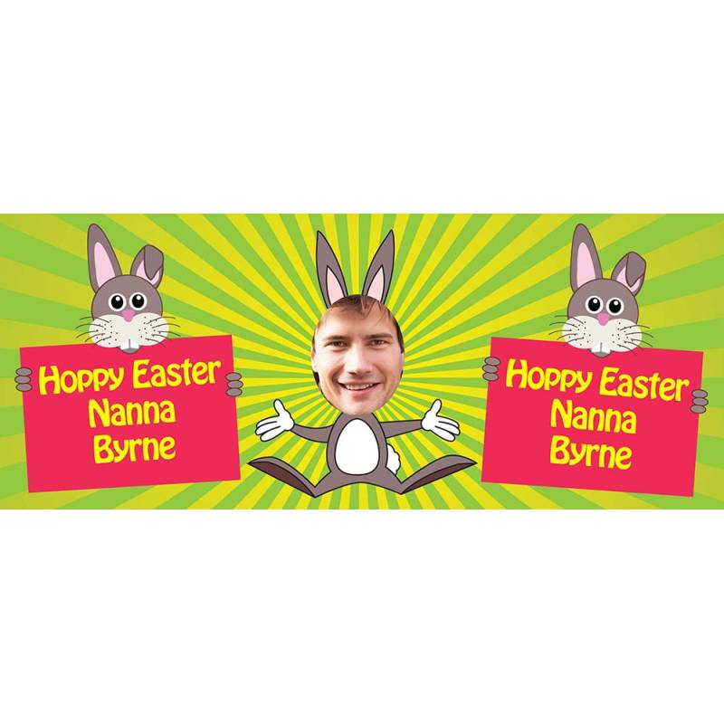 Hoppy Easter Personalised Photo Mug