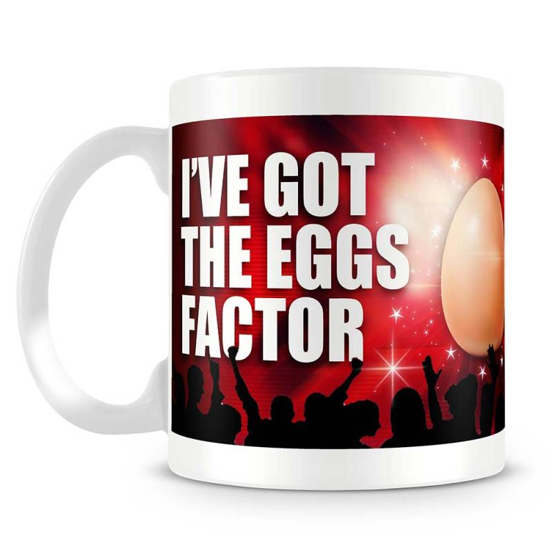 Eggs Factor Personalised Photo Mug