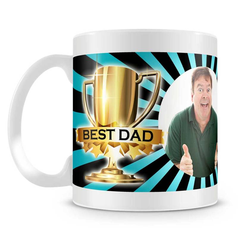 Best Dad Award Personalised Photo Mug