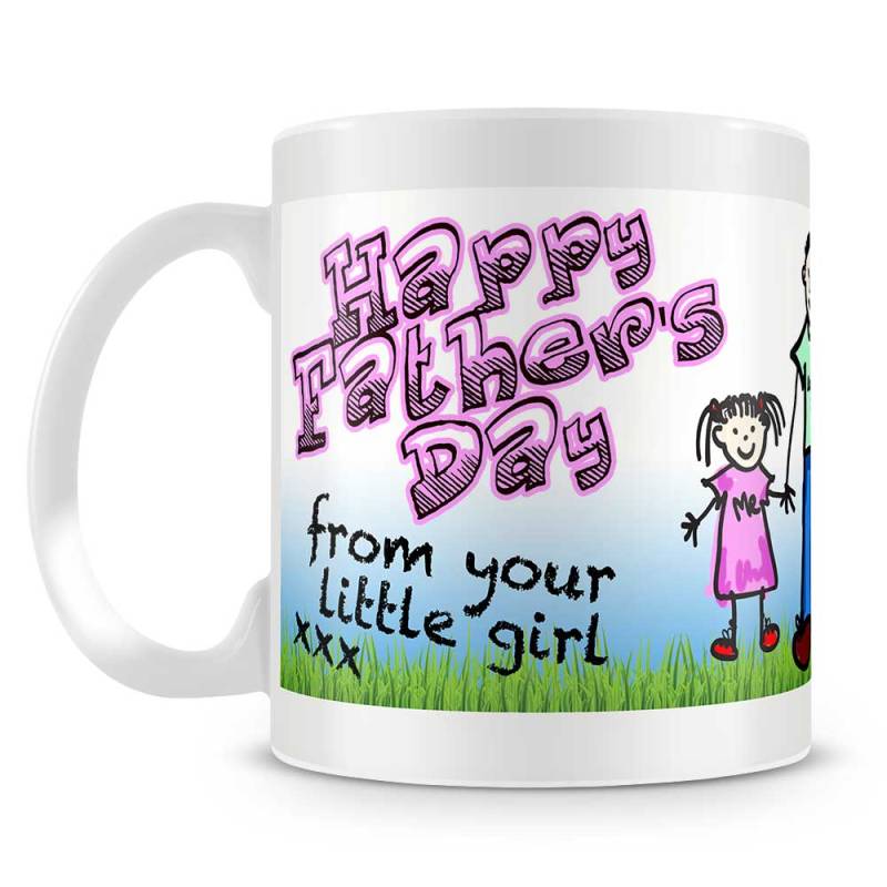 From Your Little Girl Personalised Photo Mug