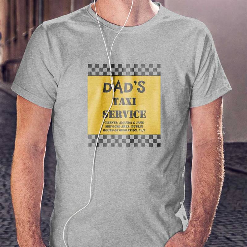 Dad's Taxi Service Personalised T-Shirt