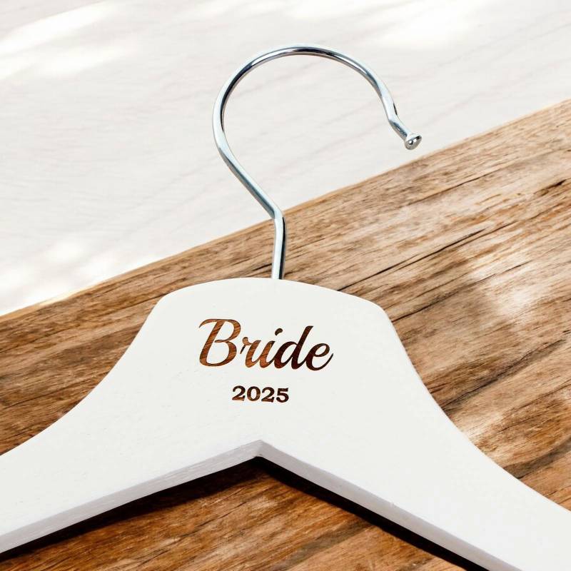 Bridal Party Personalised Wooden Hangers