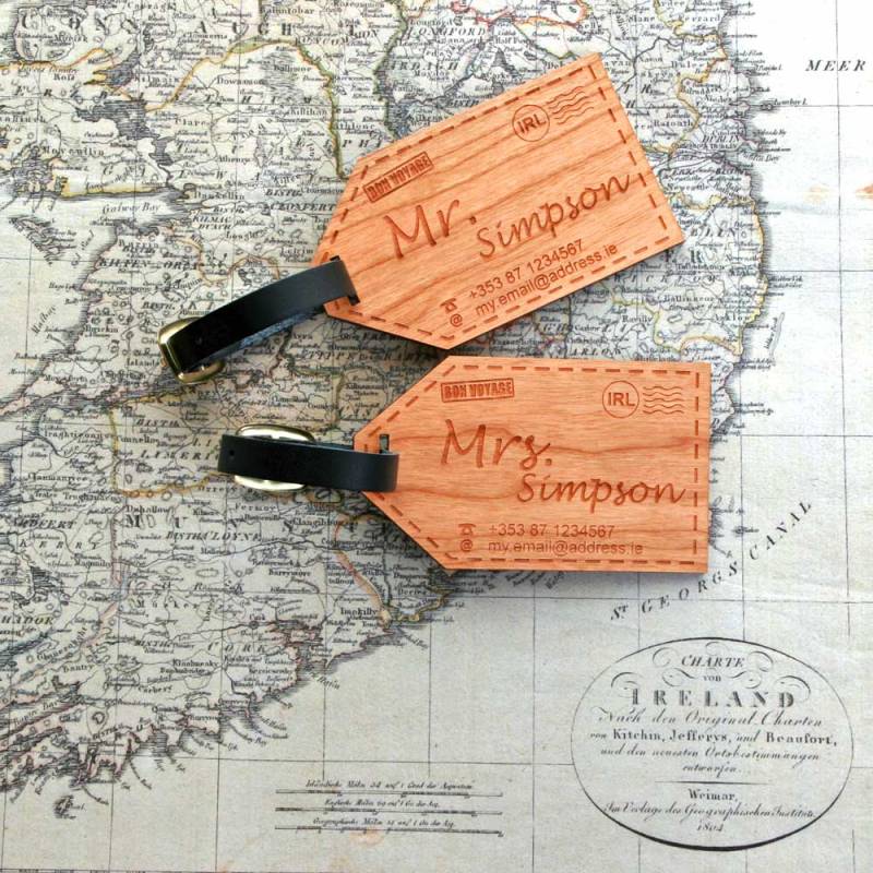 Personalised Luggage Tags