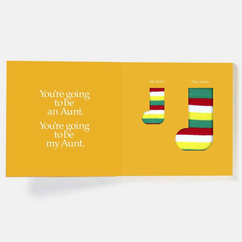 You're Going To Be My Aunt Book & Sock Set