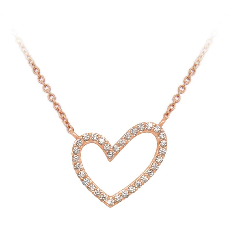 Rose Gold Heart Shape Pendant