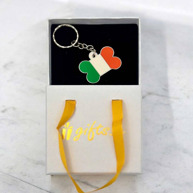 Irish Flag Dog Tag Engraved