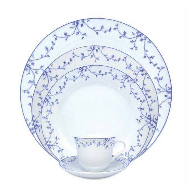 Blue Leaf Collection 20 Piece Dinner Set from Tipperary Crystal