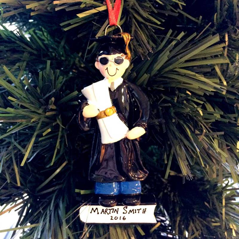 Personalised Christmas Ornament - Graduate Boy