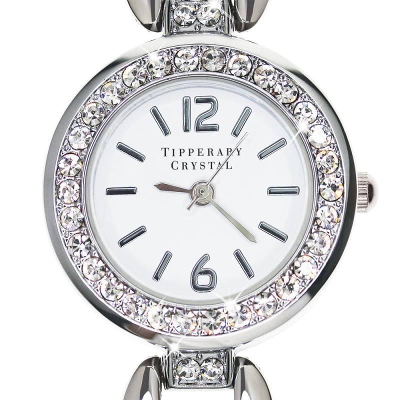 Sky-Era Silver Ladies Watch from Tipperary Crystal