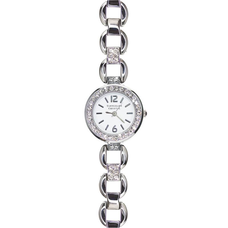 Sky-Era Silver Ladies Watch from Tipperary Crystal