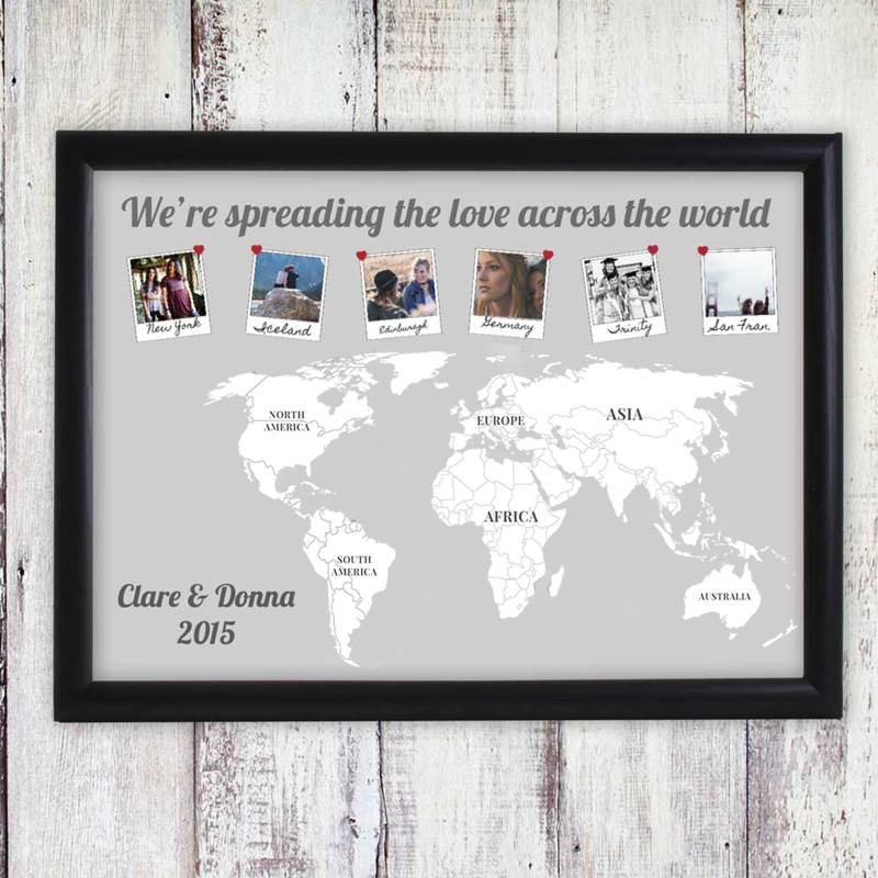 World Map Poster - Personalised