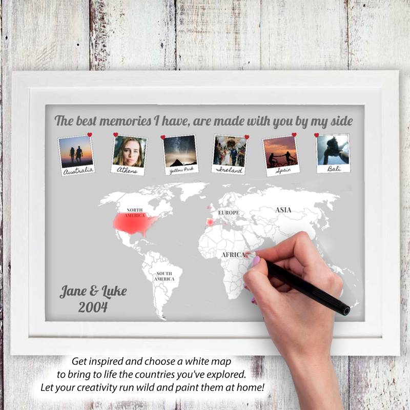 World Map Poster - Personalised