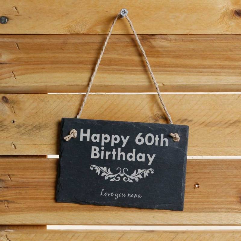 Birthday Personalised Slate