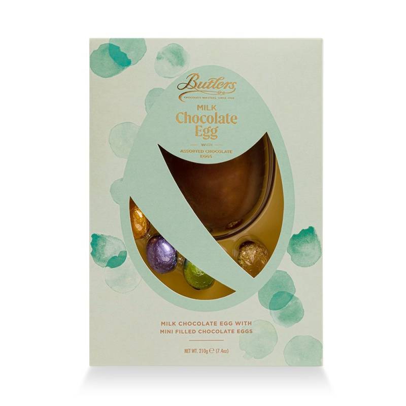 Butlers Milk Chocolate Boxed Egg With Mini Filled Eggs 210g