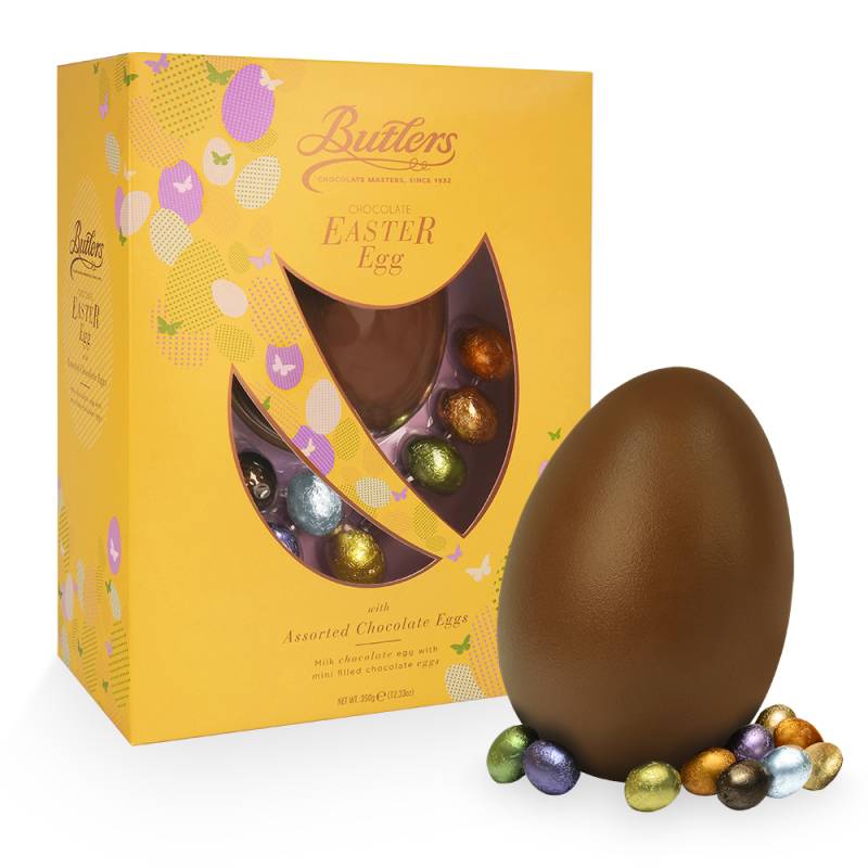 Large Milk Chocolate Boxed Egg With Mini Filled Eggs