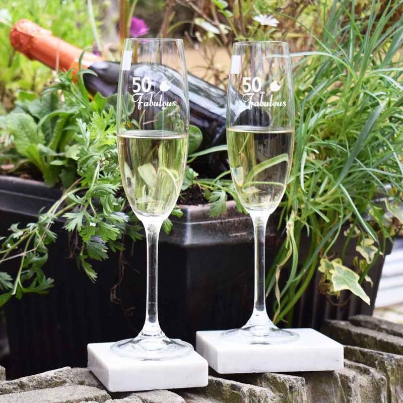 Fabulous - Personalised Champagne Crystal Flute