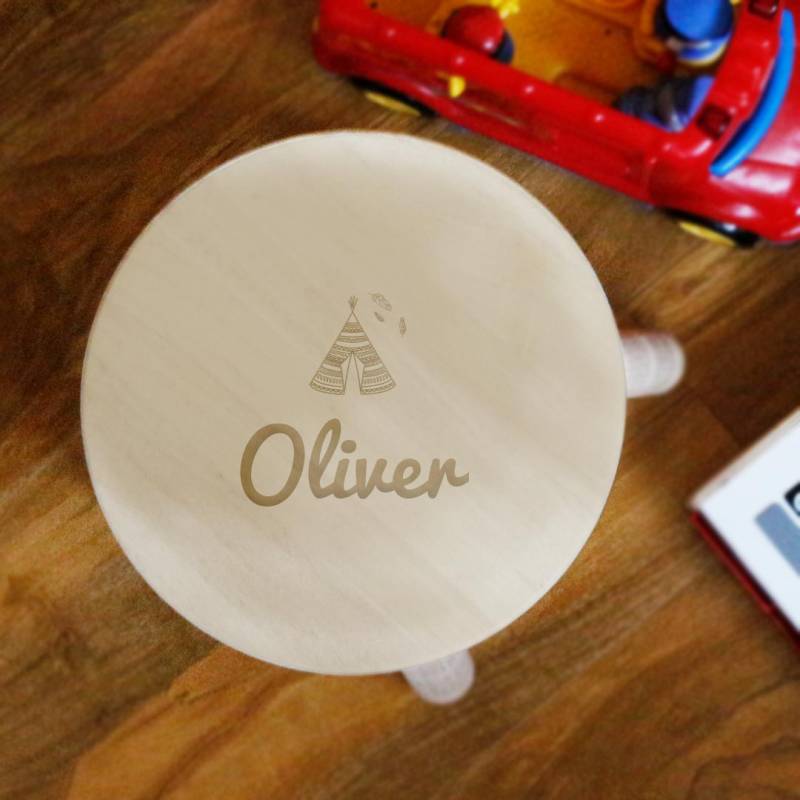 Children's Personalised Teepee Milk Stool