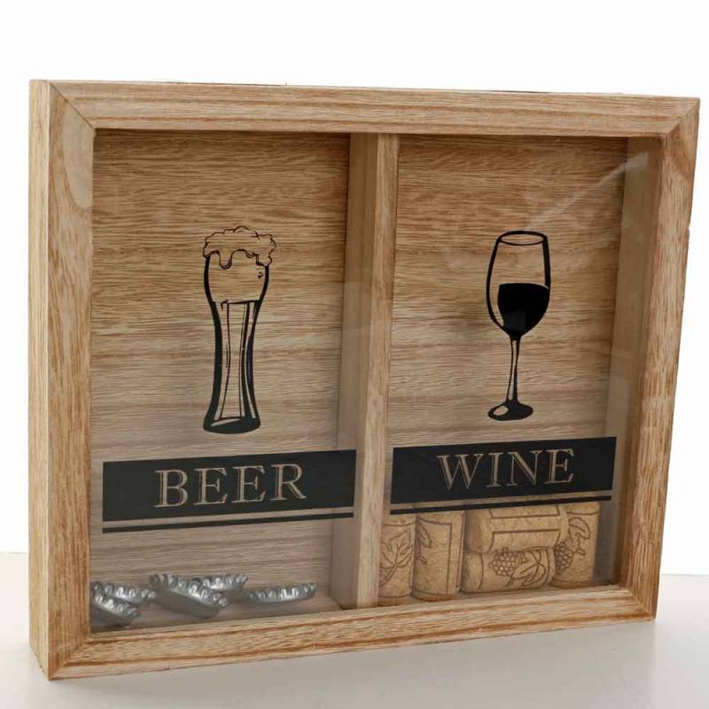 Beer Cap & Wine Cork Holder