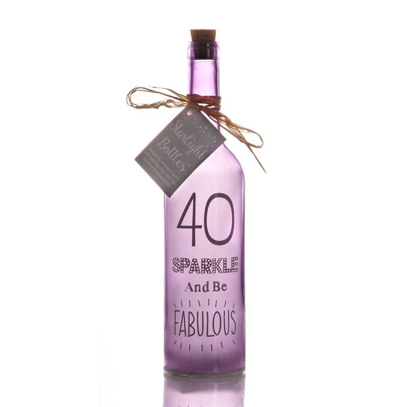 40th Birthday - Starlight Bottle