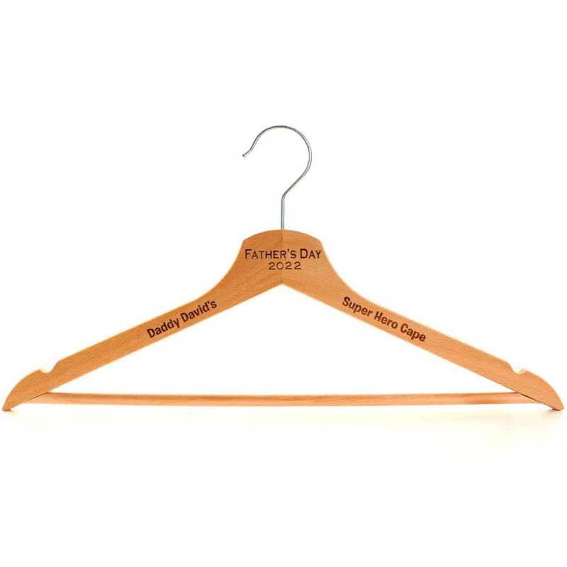 Super Hero Cape Personalised Wooden Hanger