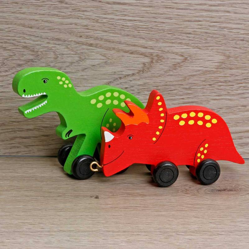 Coloured Personalised Wooden Train Name