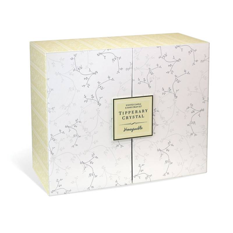 Honeysuckle Candle & 100ml Hand Cream Set