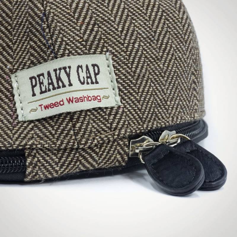 Wash Bag - Tweed Cap