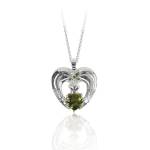 Maureen O'Hara Silver Claddagh Pendant
