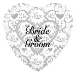 Bride & Groom Balloon in a Box