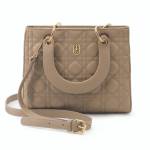Tipperary Crystal The Genoa Handbag - Taupe