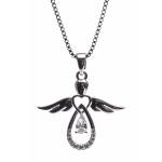 Silver Guardian Angel Pendant - Newgrange Living