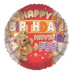 Teddy Happy Birthday Fun Balloon in a Box
