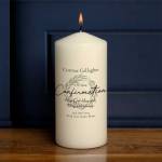 On Your Confirmation - Personalised Candle