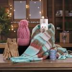 Luxury Cosy Scarf Set With Chocs & Candle Gift Hamper