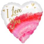 I Love You Geode Watercolour Balloon in a Box