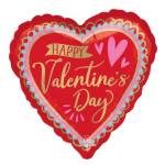 Happy Valentine's Day Balloon in a Box (Please choose our V-Day schedule option when checking out)