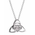 Silver Trinity Knot Pendant - Newgrange Living