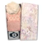 Ladies Chunky Knit Removeable LED Torch Hat